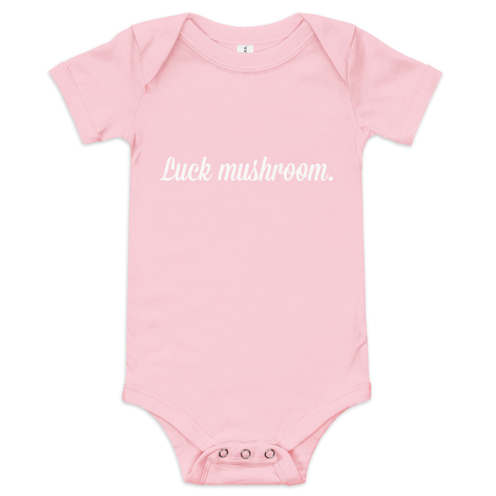 Luck Mushroom - short sleeve bodysuit - babes