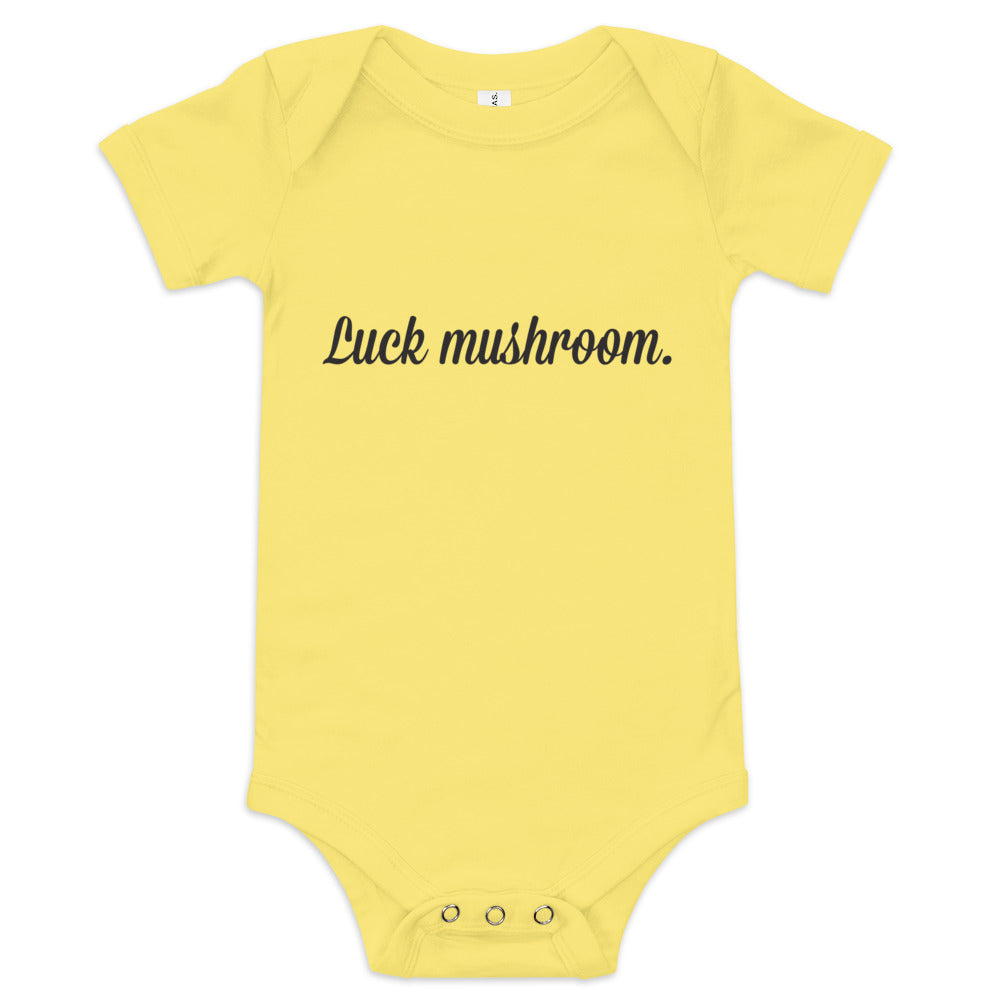 Luck Mushroom - short sleeve bodysuit - babes