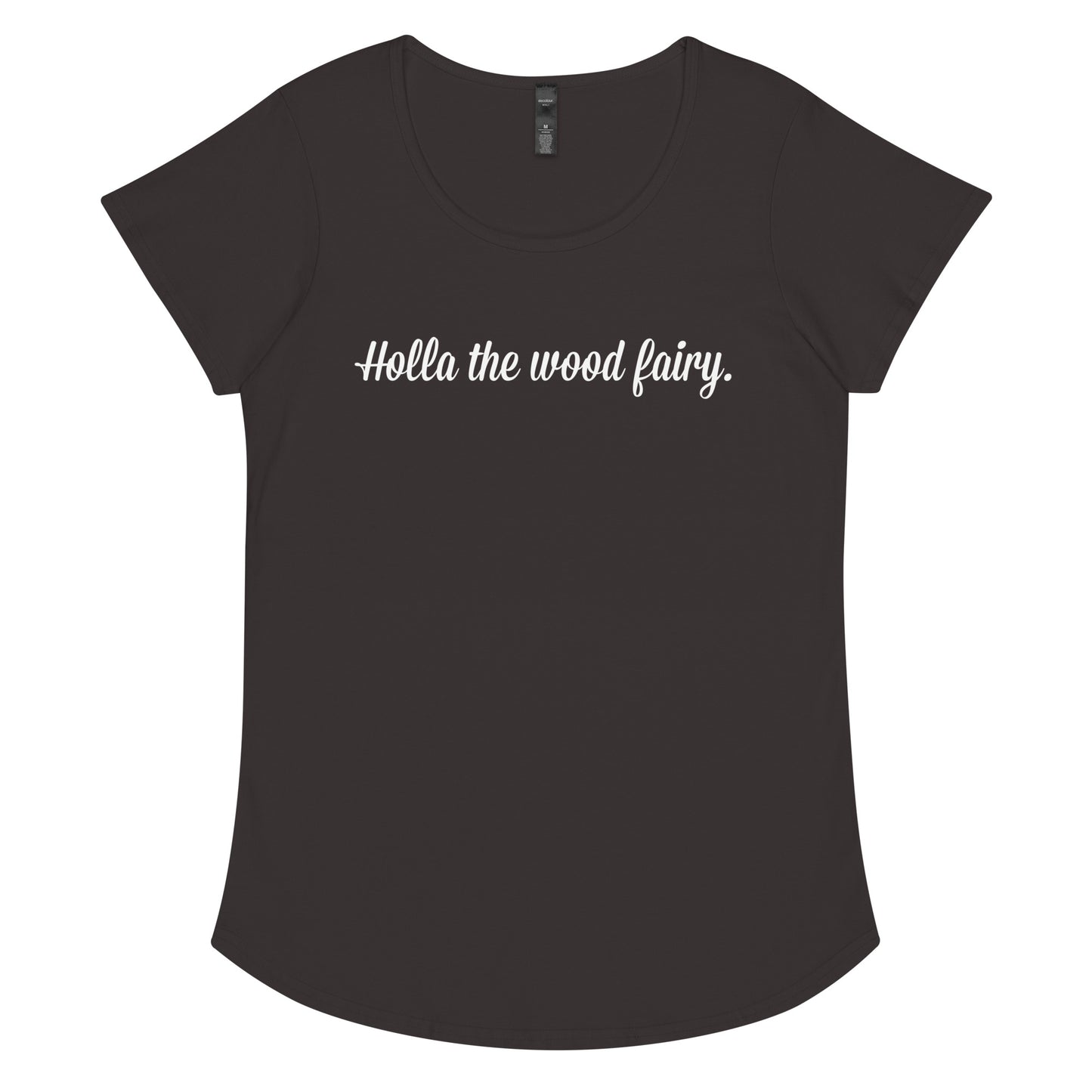 Wood fairy - ladies round neck T