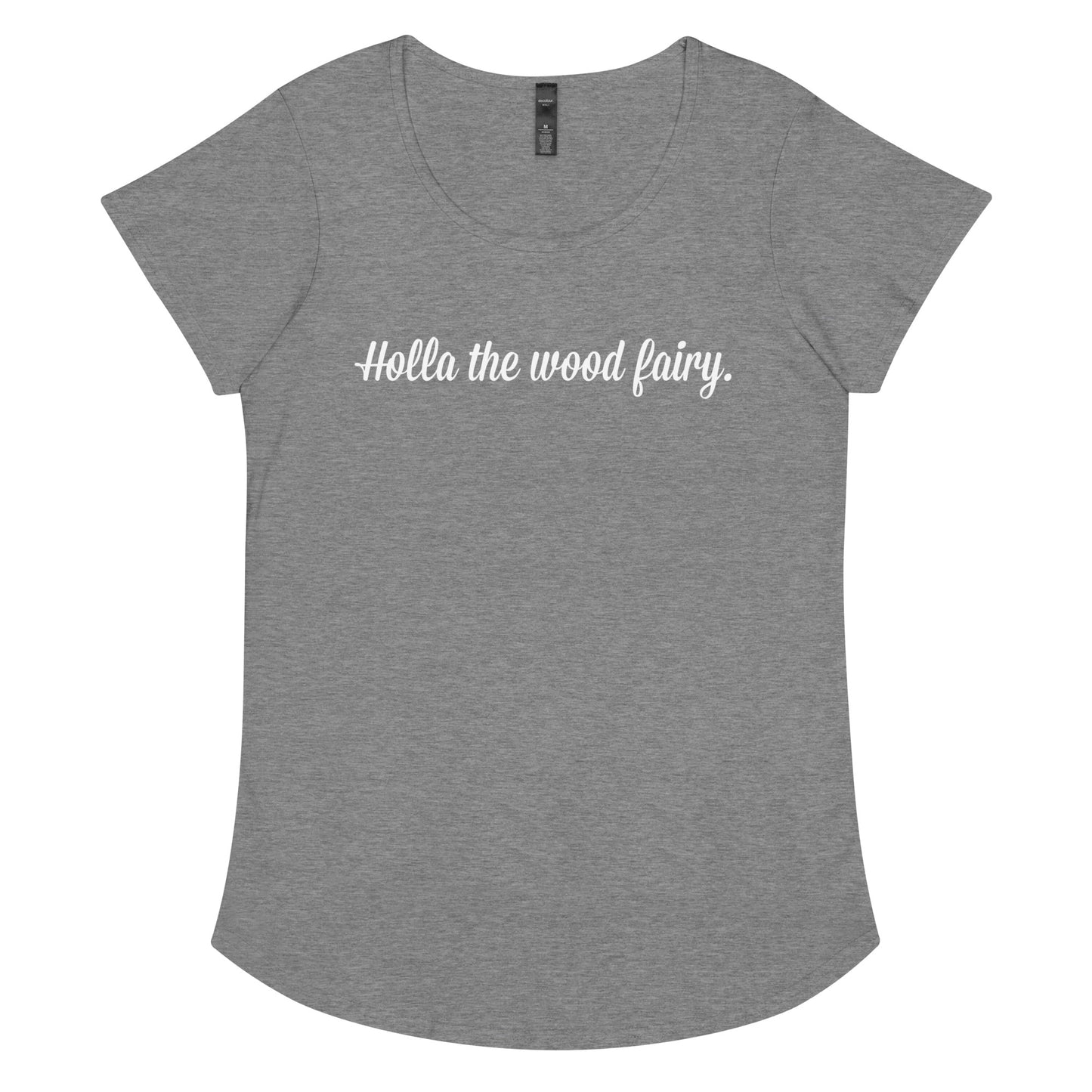 Wood fairy - ladies round neck T