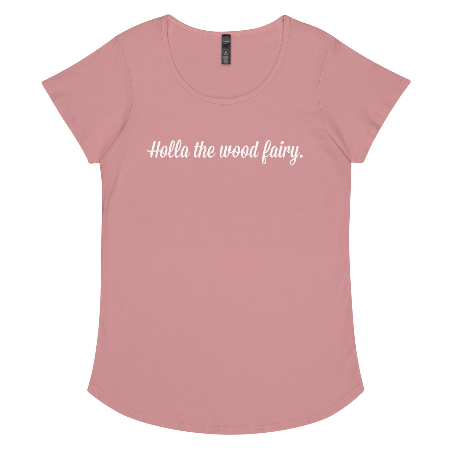 Wood fairy - ladies round neck T