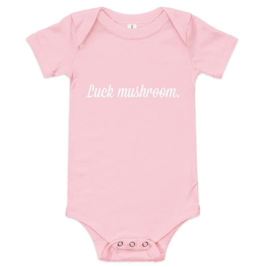 Luck Mushroom - short sleeve bodysuit - babes