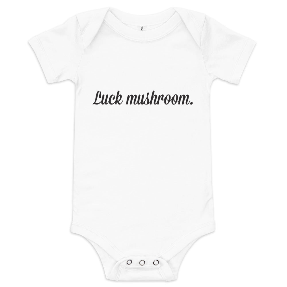 Luck Mushroom - short sleeve bodysuit - babes