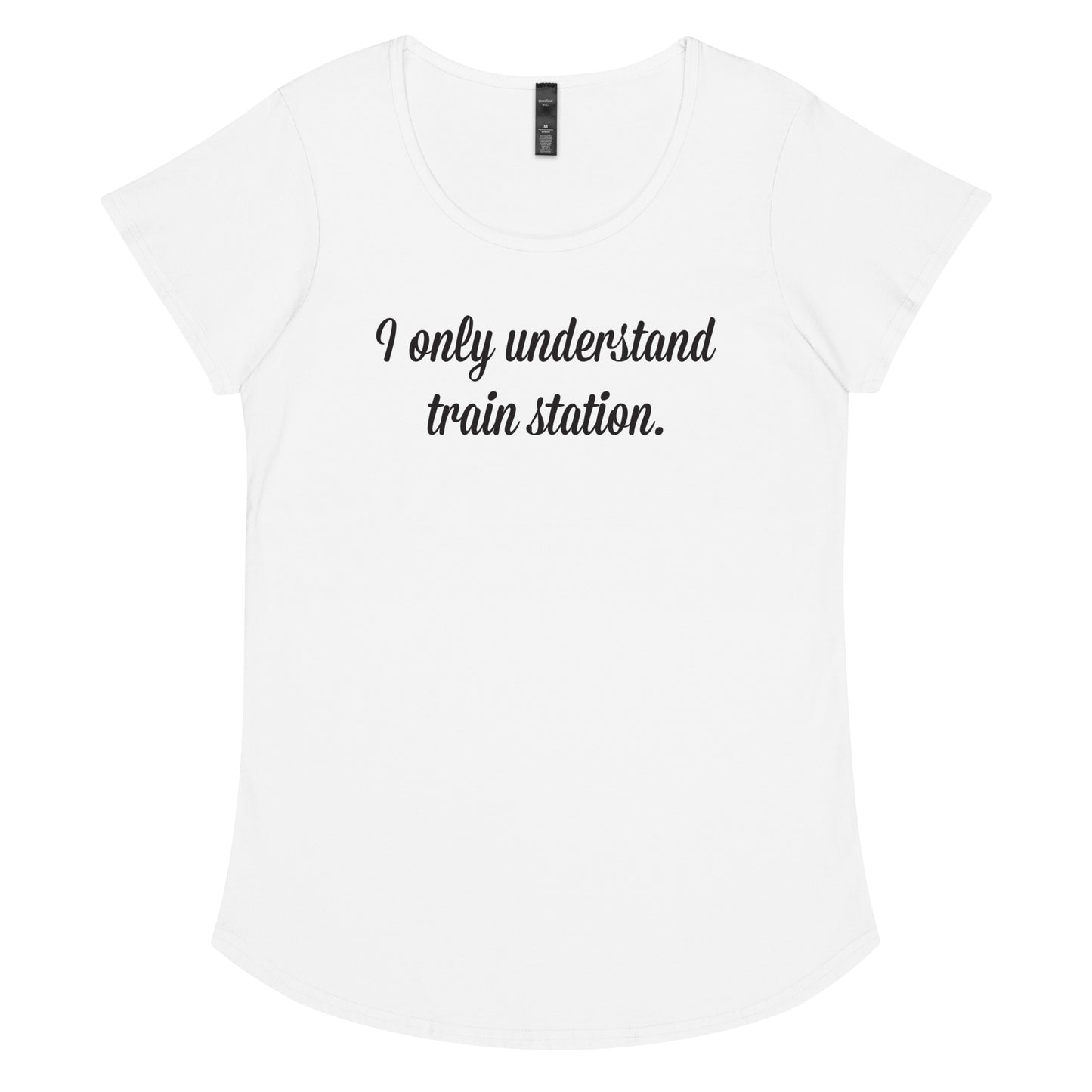 Train station - ladies' round neck T - lights